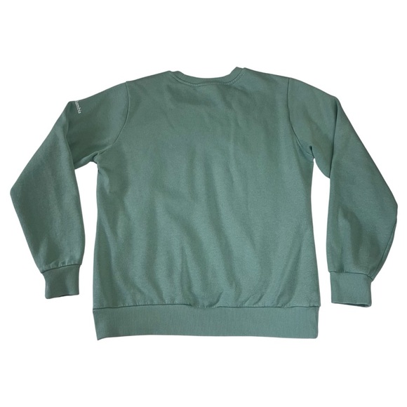 Columbia Sunridge Crewneck Sweatshirt Light Green Size Small - Picture 2 of 8